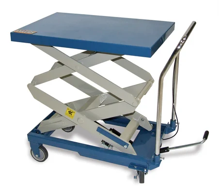 Baileigh Double Arm Hydraulic Lift Cart 660 lb Capacity 48" Table (1000579)