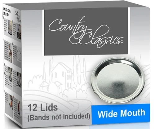 Ball Wide Mouth Lids, 12 Pack