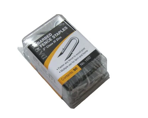 Barbed Fence Staples 2" Length Class III Zinc (50 Per Box)