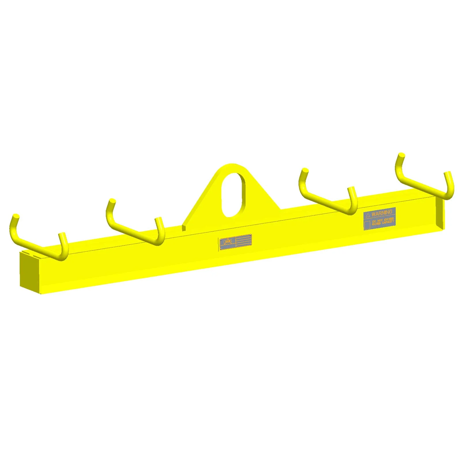 Basket Lifting Beam - 2,000 lb Capacity - 16' Max Spread