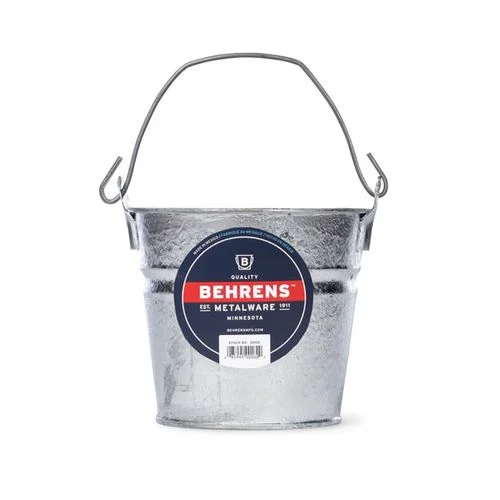 Behrens 2 Quart Hot-Dipped Galvanized Steel Pail