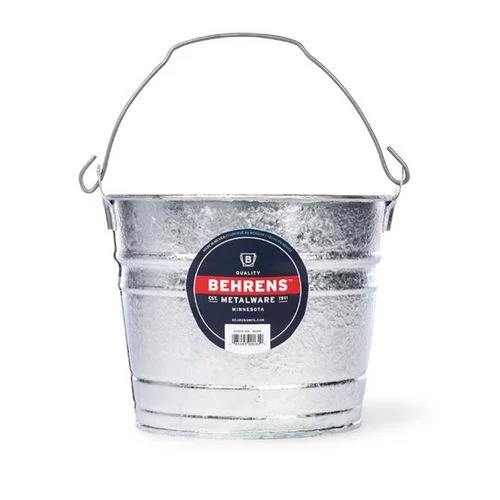Behrens 5 Quart Hot-Dipped Galvanized Steel Pail