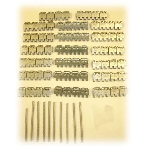 Belt Lacing 4" Alligator Ready Set™ Fasteners (10 Per Carton)