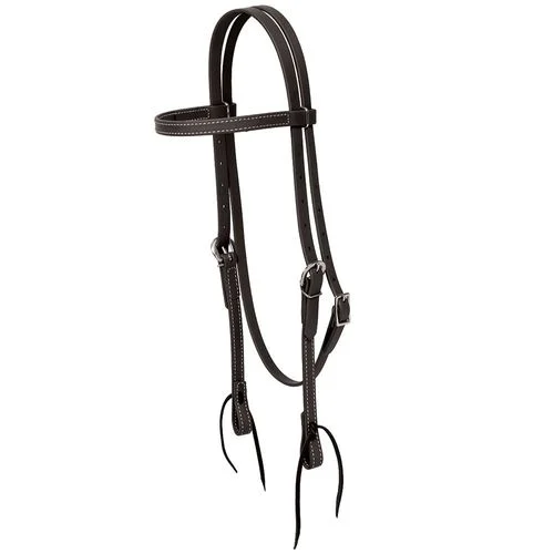 Black Browband Headstall Trail Gear