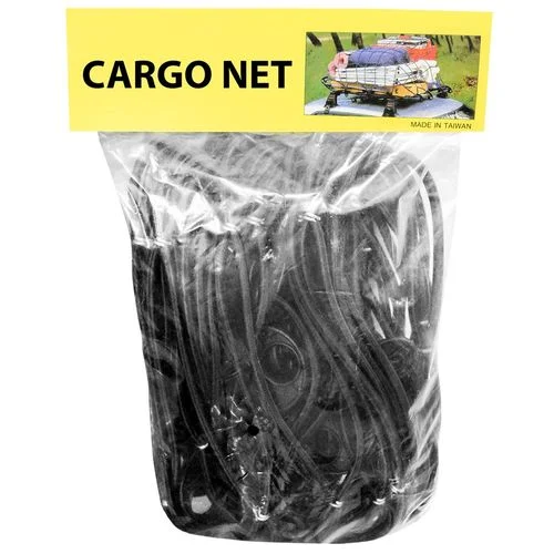 Black Cargo Net 36" x 48" with Hooks