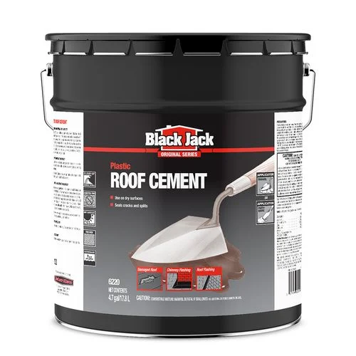 Black Jack Fibered Plastic Roof Cement, 4.75 Gallon
