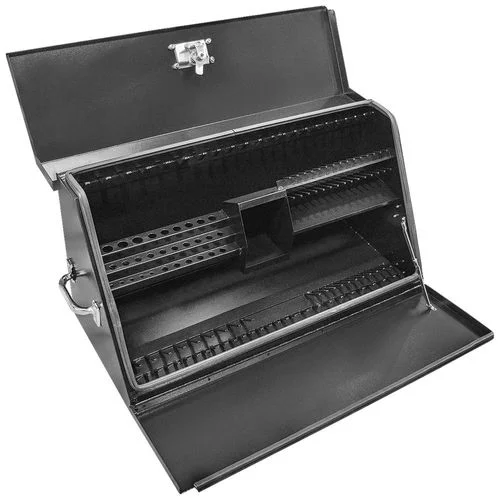 Black Steel Toolbox, 36 In.