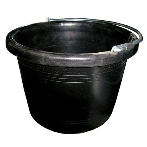 Black Utility Bucket, 2 Gallon