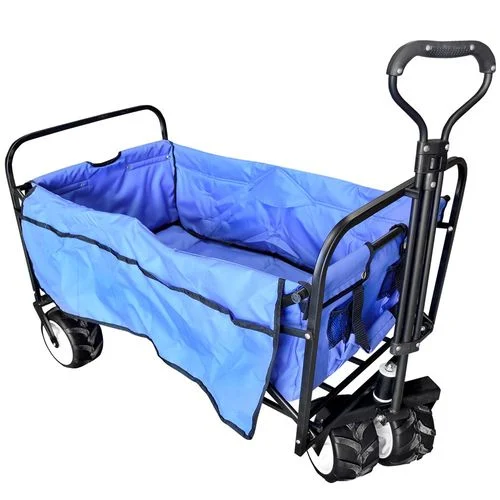Blue Collapsible Beach Wagon