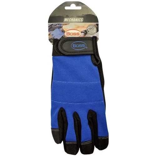 Blue Mechanic Glove Pair, Medium