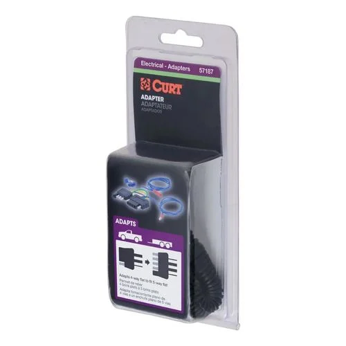 Boat Trailer 4-Way to 5-Way Flat Adapter for Surge Brakes