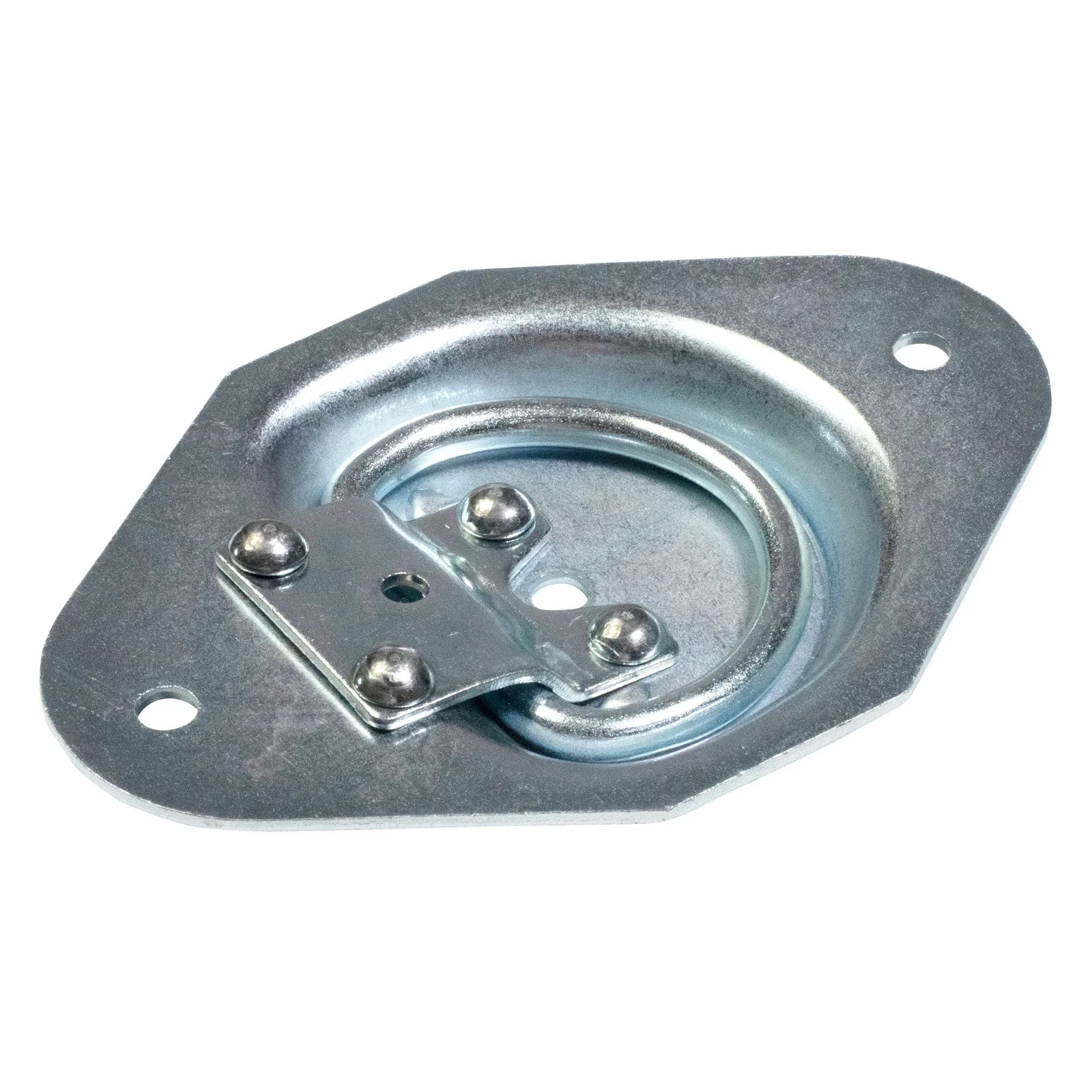 Bolt-On Recessed D-Ring - Galvanized - 900 lbs. BS