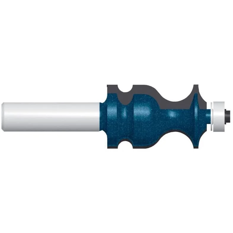 Bosch 84621MC 1" Ogee and Bead Fillet Router Bit