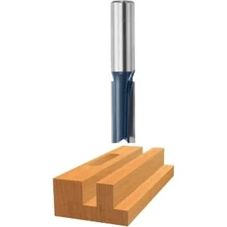 Bosch 85242M 1/2 In. x 1-1/2 In. Carbide Tipped 2-Flute Straight Router Bit