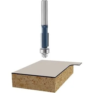 Bosch 85269M 3/8 In. x 1/2 In. Carbide Tipped 2-Flute Flush Trim Router Bit