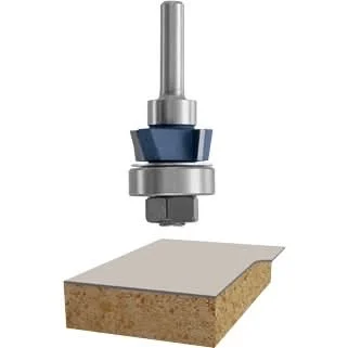 Bosch 85415M 15-Degree x 5/16 In. Carbide Tipped 4-Flute Bevel Trim Assembly Router Bit