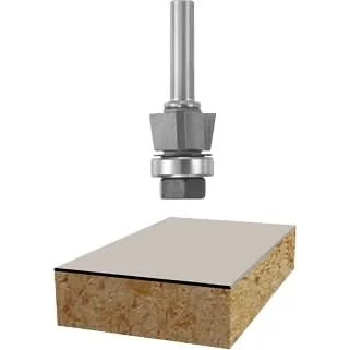 Bosch 85422M 9-Degree x 3/8 In. Carbide Tipped 3-Flute Bevel Trim Assembly Router Bit