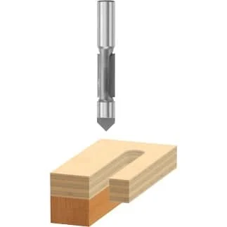 Bosch 85429M 1/2 In. x 1-3/16 In. Carbide Tipped 2-Flute Pilot Panel Router Bit