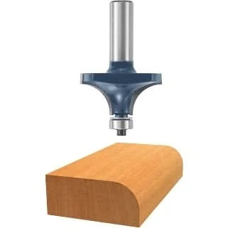 Bosch 85433M 1 In. x 1-1/4 In. Carbide Tipped Roundover Router Bit