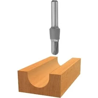 Bosch 85444M 1/8 In. x 1/4 In. Carbide Tipped Core Box Router Bit