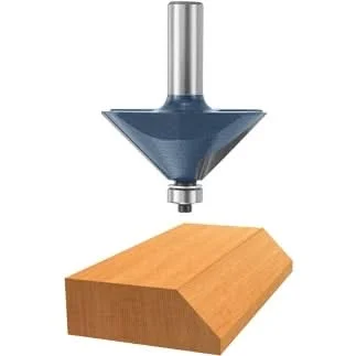 Bosch 85593M 2-13/32 In. x 45-Degree Carbide Tipped Chamfer Router Bit