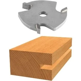 Bosch 85609M 3/16 In. Carbide Tipped 3-Wing Slotting Cutter Router Bit