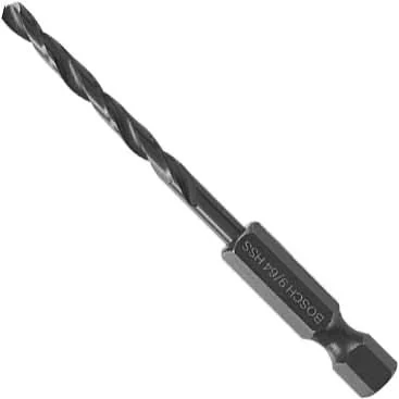 Bosch BL4136IM 12-Piece 9/64 In. Impact Tough Black Oxide Drill Bits