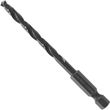 Bosch BL4139IM 12-Piece 3/16 In. Impact Tough Black Oxide Drill Bits