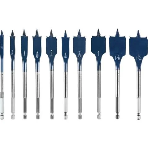 Bosch DSB5010 10-Piece Daredevil Standard Spade Bit Set