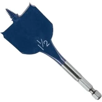 Bosch DSBS1021 5-Piece 1-1/2 In. x 4 In. Daredevil Stubby Length Spade Bits