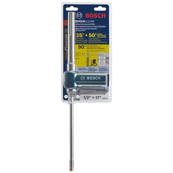Bosch DXS5010 1/2 Inch x 8 Inch x 17 Inch SDS-MAX Speed Clean Dust Extraction Bit