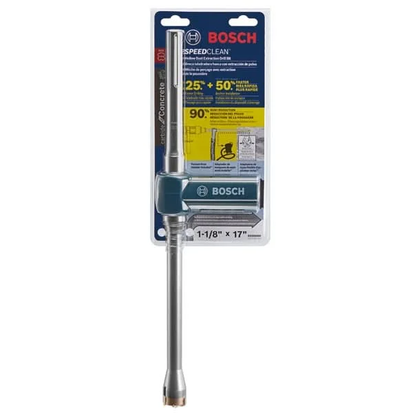 Bosch DXS5060 1-1/8 Inch x 8 Inch x 17 Inch SDS-MAX Speed Clean Dust Extraction Bit