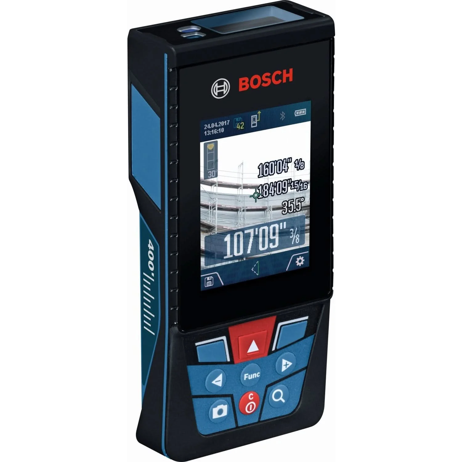 Bosch GLM400CL BLAZE Outdoor 400 Ft. Connected Lithium-Ion Laser Measure with Camera