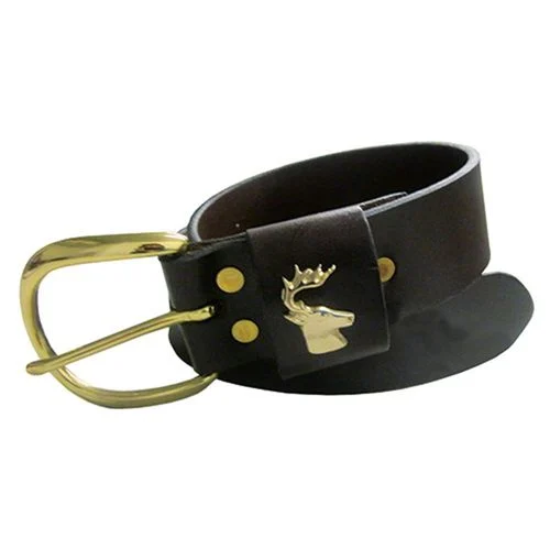 Buck Head Mahogany Leather Belt, 38 Inches