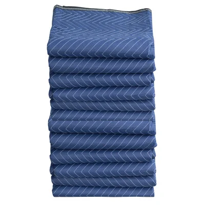 Buffalo Tools MB7280KIT 72 x 80 inch Reversible Moving Blanket Set - 12 Pack