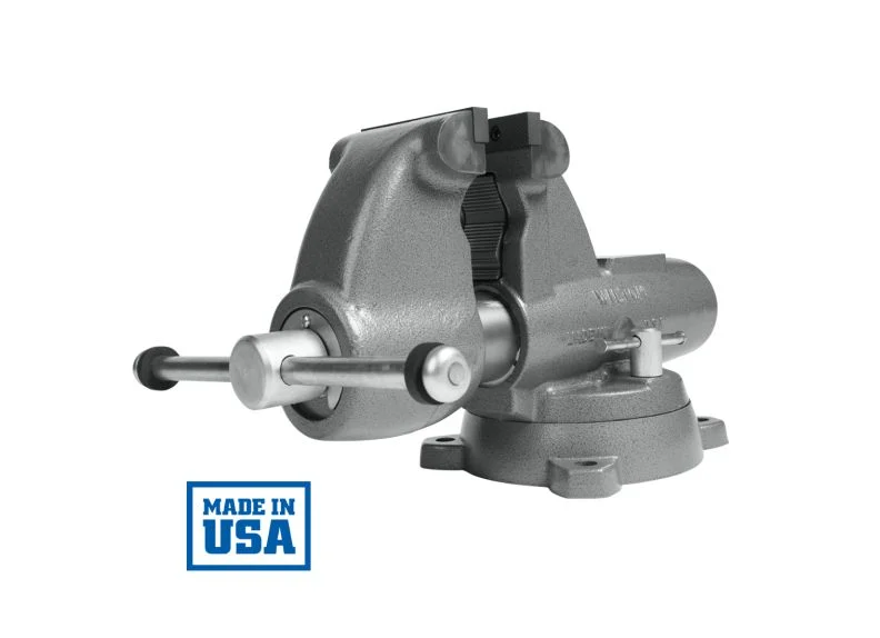 C-2 Pipe and Bench Vise, 5" Jaw Width, 7" Max Jaw Opening, 5-5/16" Throat Depth