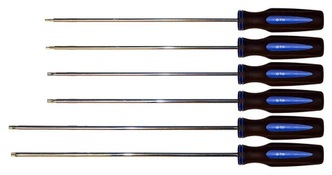 Cal Van Tools 917 6 Pc. Extra Long Tamperproof Torx Screwdriver Set