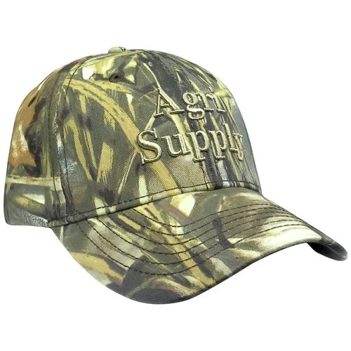 Camo Cap, Agri Supply with Velcro Back