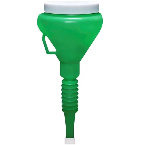 Capped Funnel, Green, 1-1/2 Qt.