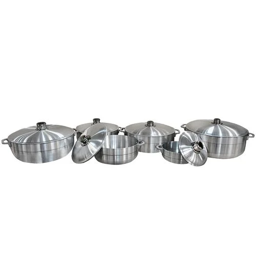 Carolina Cooker 6 PC, Cast Aluminum Cooking Pot Set