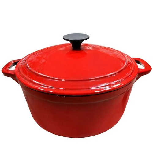 Carolina Cooker Enamel Cast Iron Pot with Lid, 4.5 Qt