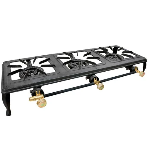 Carolina Cooker Triple Burner, Cast Iron Stove