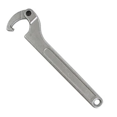 Caroni Spanner Hook Wrench for Slotted Nuts, 1-1/4" ~ 3" Adjustable Hook Wrench