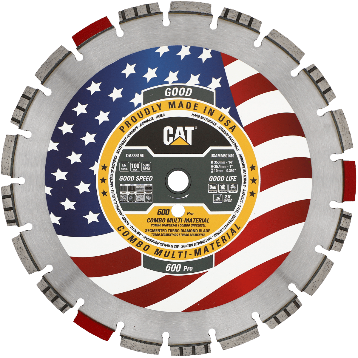 Cat 600 Pro Multi Materials Diamond Blade