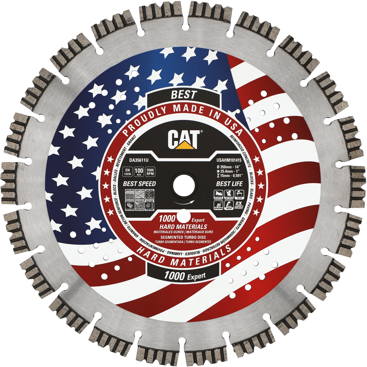 Cat Diamond Blade1000 Expert for Hard Materials