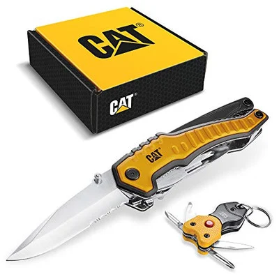 Caterpillar 240240 2 Piece XL Multi-Tool and Multi-Tool Key Chain with Light Set