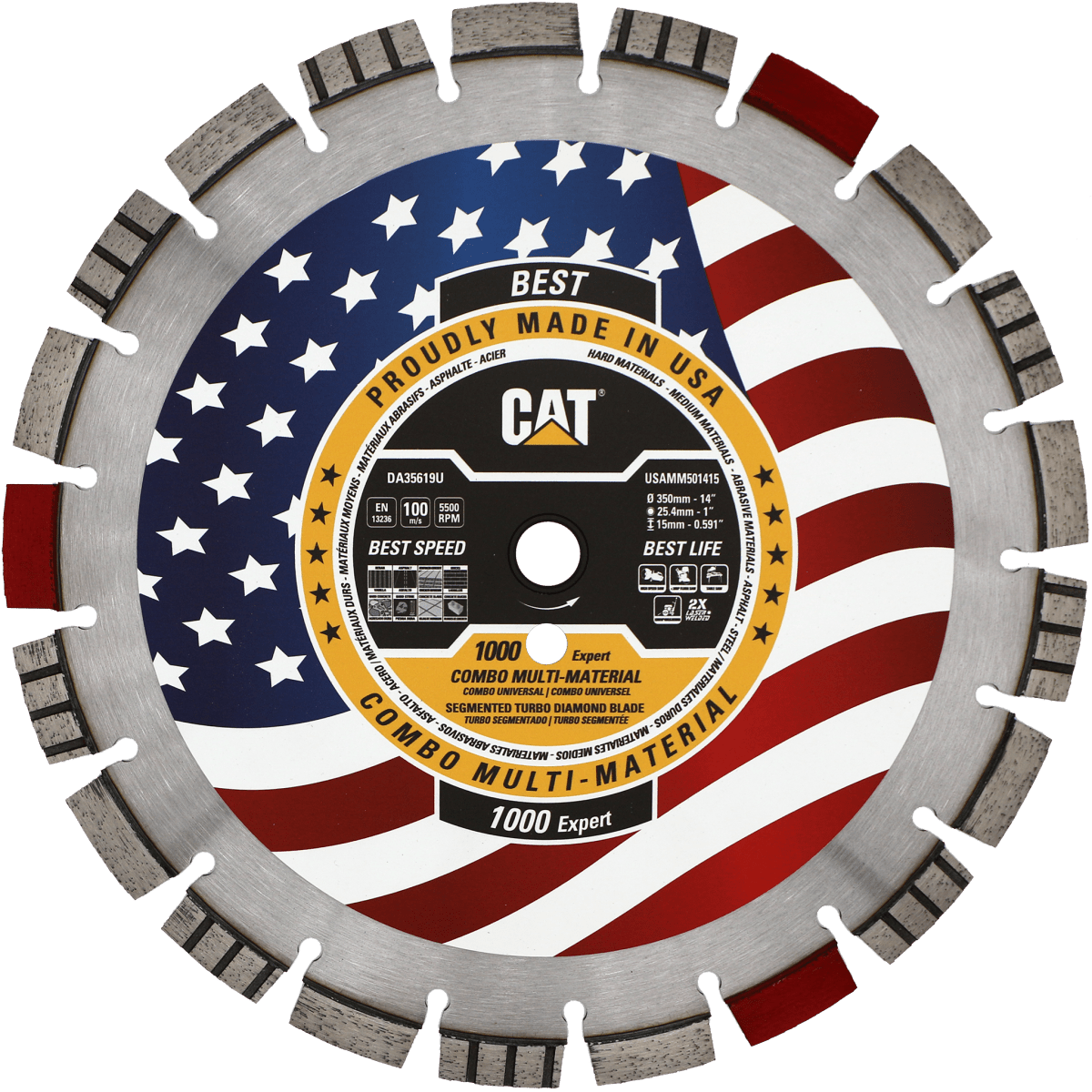 Caterpillar Diamond Blade- 1000 Expert for Multi Materials