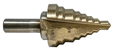 Century Drill HSS Zirconium Coated #9 Step Drill, 7/8" - 1-1/8" (27205)