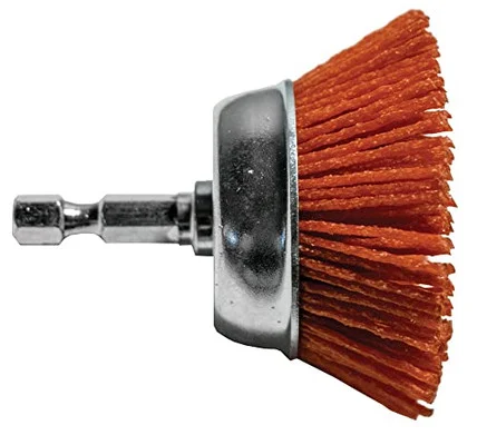 Century Drill Nylon Cup Brush, 2" 80 Grit (77221)