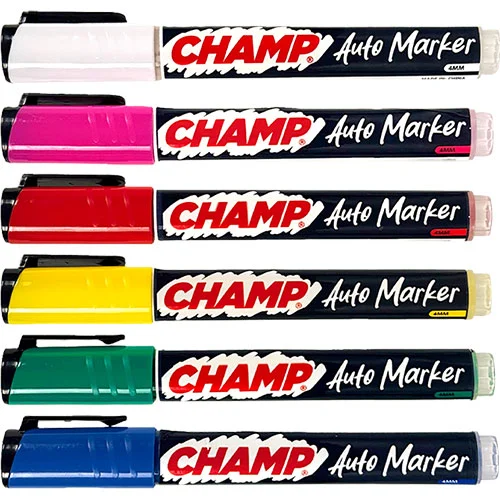 CHAMP Auto Markers Assortment - Pack of 12